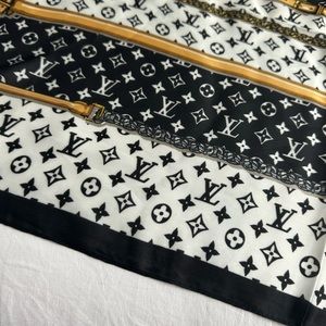 Louis Vuitton silk scarf shawl